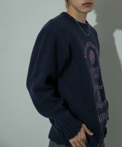 SENSE OF PLACE by URBAN RESEARCH / センスオブプレイス バイ アーバンリサーチ ニット・セーター | 『洗濯可』グラフィックプリントニット | 詳細15