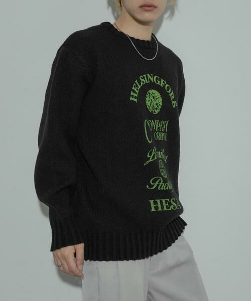 SENSE OF PLACE by URBAN RESEARCH / センスオブプレイス バイ アーバンリサーチ ニット・セーター | 『洗濯可』グラフィックプリントニット | 詳細25