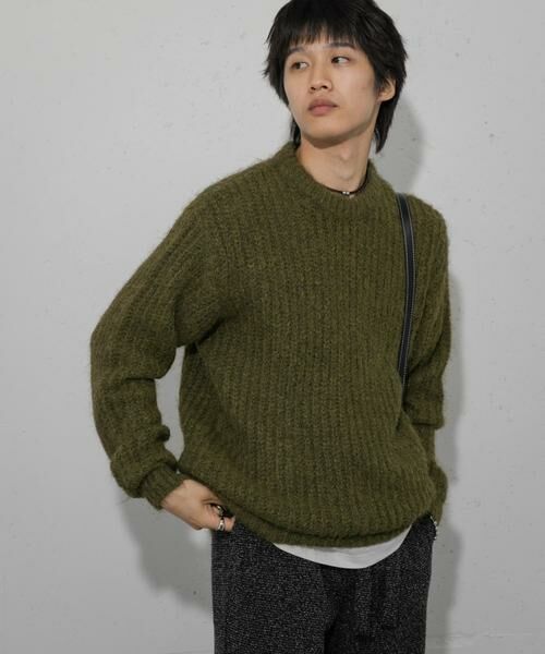 SENSE OF PLACE by URBAN RESEARCH / センスオブプレイス バイ アーバンリサーチ ニット・セーター | シャギークルーネックニット | 詳細2