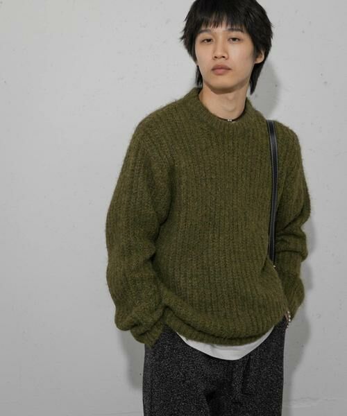 SENSE OF PLACE by URBAN RESEARCH / センスオブプレイス バイ アーバンリサーチ ニット・セーター | シャギークルーネックニット | 詳細3