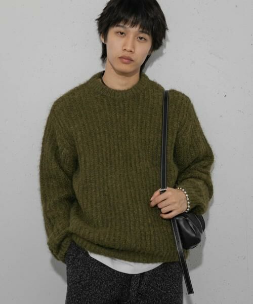 SENSE OF PLACE by URBAN RESEARCH / センスオブプレイス バイ アーバンリサーチ ニット・セーター | シャギークルーネックニット | 詳細4