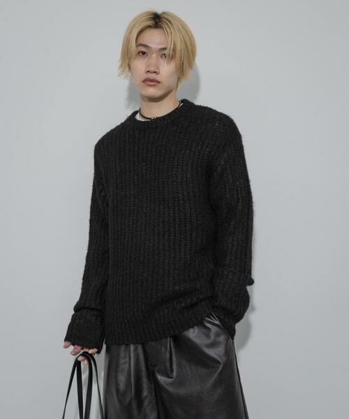 SENSE OF PLACE by URBAN RESEARCH / センスオブプレイス バイ アーバンリサーチ ニット・セーター | シャギークルーネックニット | 詳細15