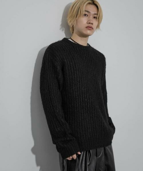 SENSE OF PLACE by URBAN RESEARCH / センスオブプレイス バイ アーバンリサーチ ニット・セーター | シャギークルーネックニット | 詳細16