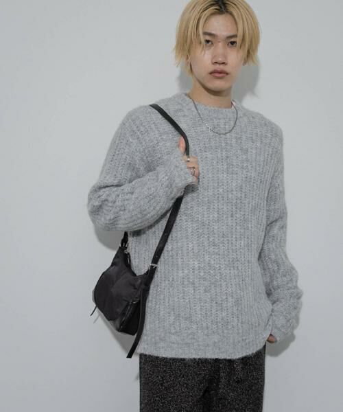 SENSE OF PLACE by URBAN RESEARCH / センスオブプレイス バイ アーバンリサーチ ニット・セーター | シャギークルーネックニット | 詳細24