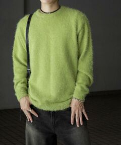 SENSE OF PLACE by URBAN RESEARCH / センスオブプレイス バイ アーバンリサーチ ニット・セーター | 『洗濯可』ソフトシャギークルーネックニット