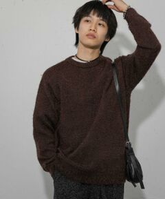 SENSE OF PLACE by URBAN RESEARCH / センスオブプレイス バイ アーバンリサーチ ニット・セーター | 『洗濯可』ソフトシャギークルーネックニット