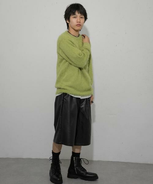 SENSE OF PLACE by URBAN RESEARCH / センスオブプレイス バイ アーバンリサーチ ニット・セーター | 『洗濯可』ソフトシャギークルーネックニット | 詳細10