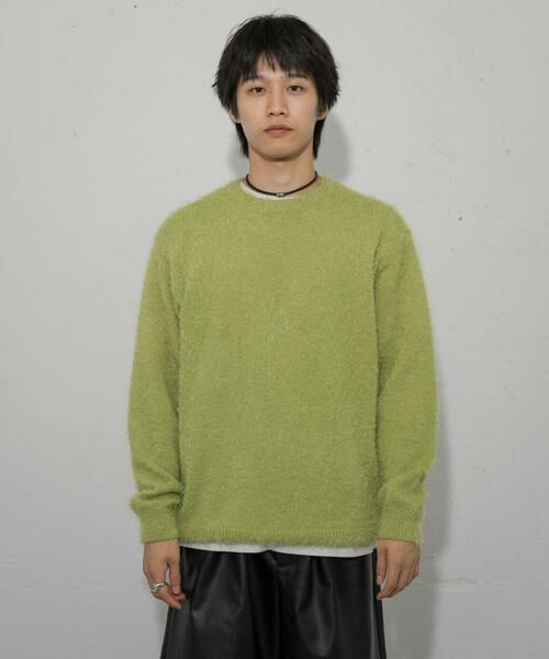 SENSE OF PLACE by URBAN RESEARCH / センスオブプレイス バイ アーバンリサーチ ニット・セーター | 『洗濯可』ソフトシャギークルーネックニット | 詳細11