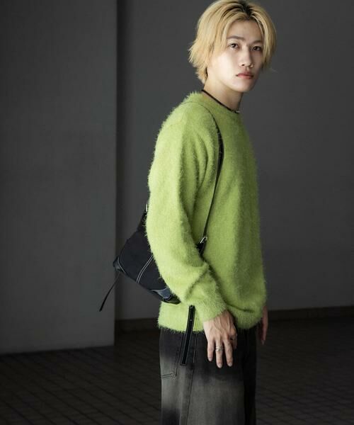 SENSE OF PLACE by URBAN RESEARCH / センスオブプレイス バイ アーバンリサーチ ニット・セーター | 『洗濯可』ソフトシャギークルーネックニット | 詳細2