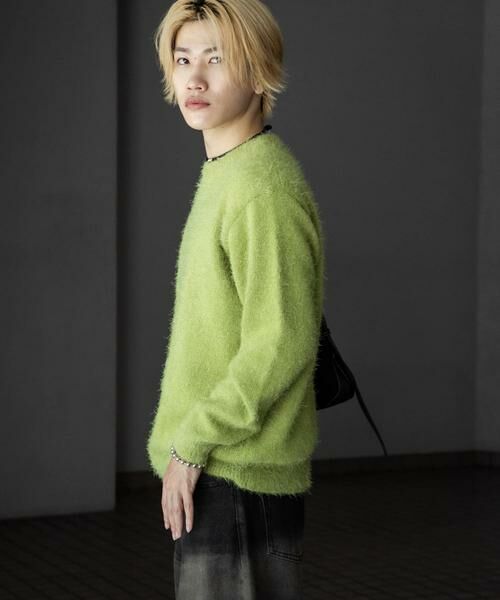 SENSE OF PLACE by URBAN RESEARCH / センスオブプレイス バイ アーバンリサーチ ニット・セーター | 『洗濯可』ソフトシャギークルーネックニット | 詳細3