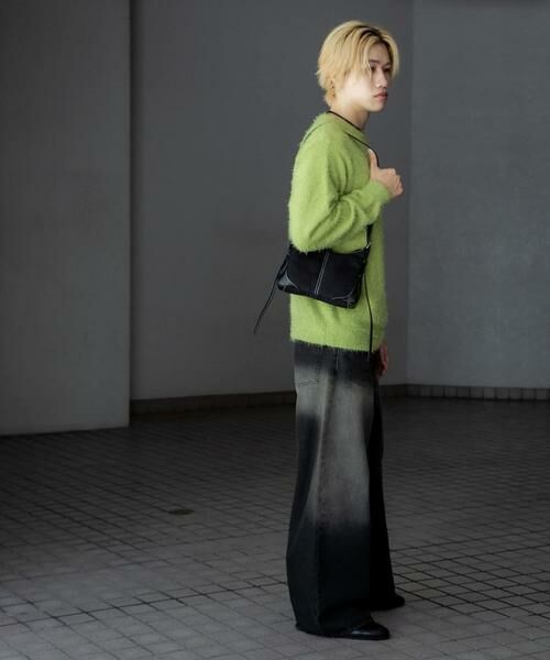 SENSE OF PLACE by URBAN RESEARCH / センスオブプレイス バイ アーバンリサーチ ニット・セーター | 『洗濯可』ソフトシャギークルーネックニット | 詳細5