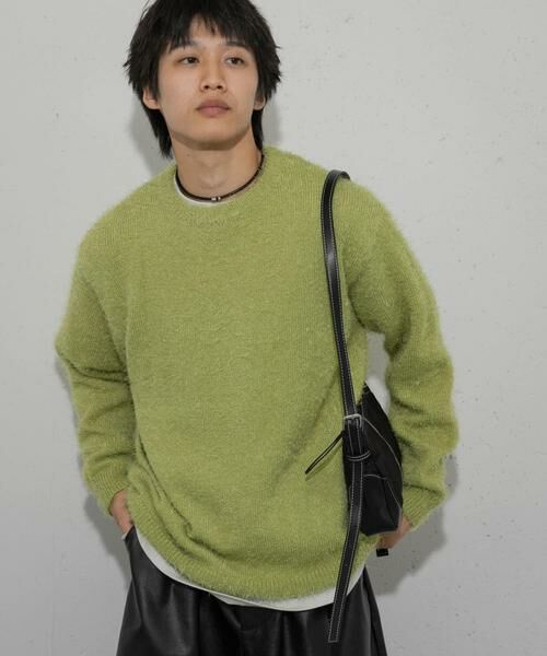 SENSE OF PLACE by URBAN RESEARCH / センスオブプレイス バイ アーバンリサーチ ニット・セーター | 『洗濯可』ソフトシャギークルーネックニット | 詳細7