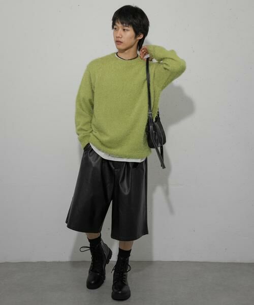 SENSE OF PLACE by URBAN RESEARCH / センスオブプレイス バイ アーバンリサーチ ニット・セーター | 『洗濯可』ソフトシャギークルーネックニット | 詳細9