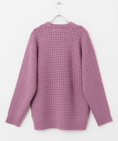 SENSE OF PLACE by URBAN RESEARCH / センスオブプレイス バイ アーバンリサーチ ニット・セーター | クロス編みシアークルーネックニット | 詳細21