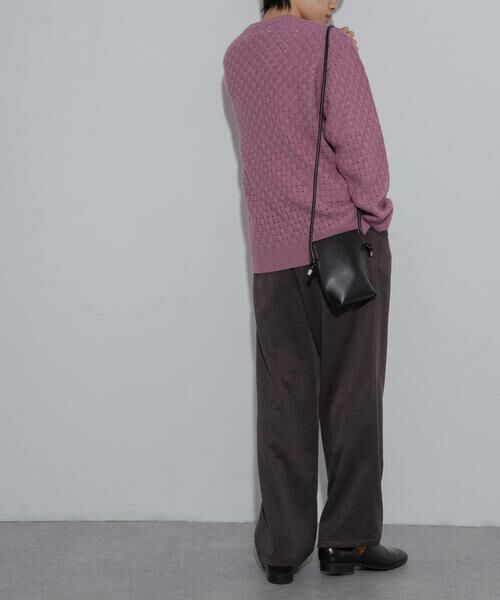 SENSE OF PLACE by URBAN RESEARCH / センスオブプレイス バイ アーバンリサーチ ニット・セーター | クロス編みシアークルーネックニット | 詳細19