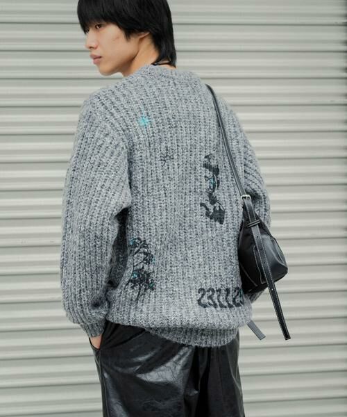SENSE OF PLACE by URBAN RESEARCH / センスオブプレイス バイ アーバンリサーチ ニット・セーター | グラフィックプリントルーズクルーネックニット | 詳細26