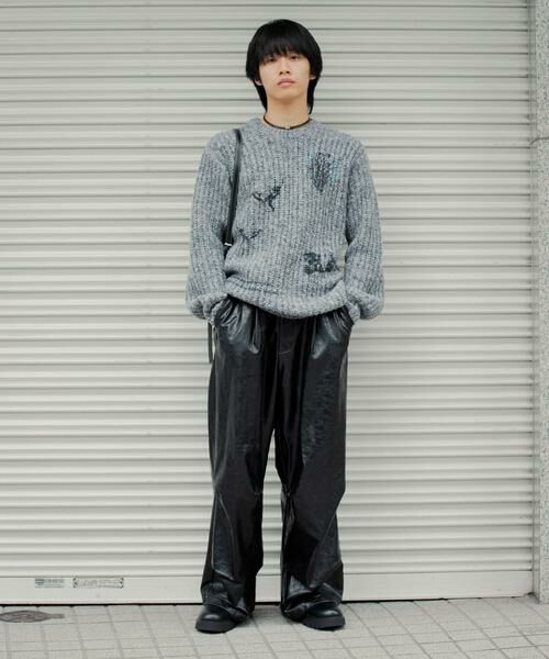 SENSE OF PLACE by URBAN RESEARCH / センスオブプレイス バイ アーバンリサーチ ニット・セーター | グラフィックプリントルーズクルーネックニット | 詳細27