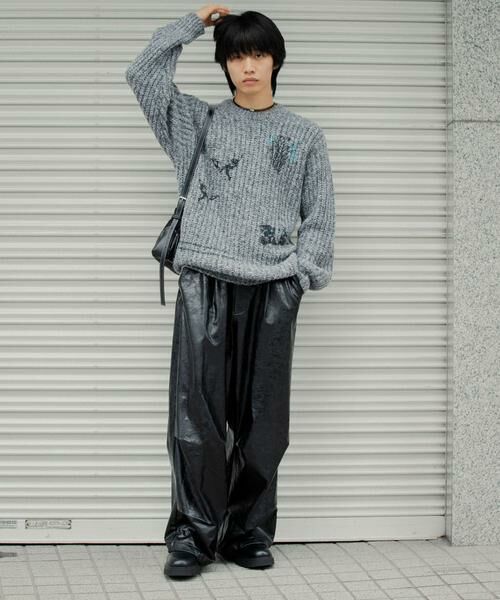 SENSE OF PLACE by URBAN RESEARCH / センスオブプレイス バイ アーバンリサーチ ニット・セーター | グラフィックプリントルーズクルーネックニット | 詳細28