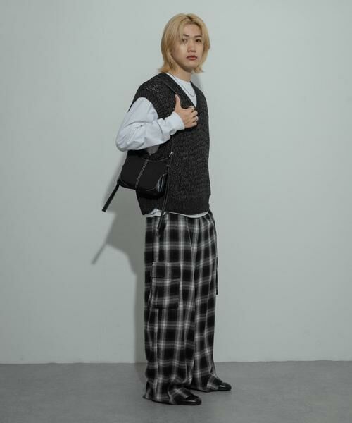 SENSE OF PLACE by URBAN RESEARCH / センスオブプレイス バイ アーバンリサーチ ニット・セーター | ミックスヤーンニットベスト | 詳細30