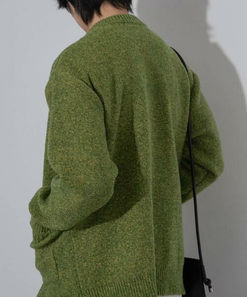 SENSE OF PLACE by URBAN RESEARCH / センスオブプレイス バイ アーバンリサーチ カーディガン・ボレロ | 『洗濯可』ミックスメランジクルーネックカーディガン | 詳細2