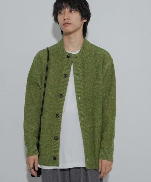 SENSE OF PLACE by URBAN RESEARCH / センスオブプレイス バイ アーバンリサーチ カーディガン・ボレロ | 『洗濯可』ミックスメランジクルーネックカーディガン | 詳細3