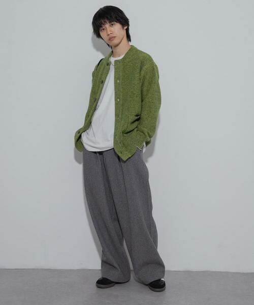 SENSE OF PLACE by URBAN RESEARCH / センスオブプレイス バイ アーバンリサーチ カーディガン・ボレロ | 『洗濯可』ミックスメランジクルーネックカーディガン | 詳細4