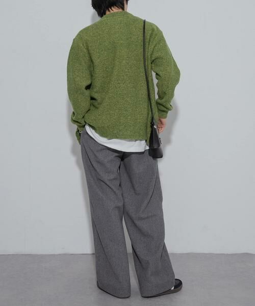 SENSE OF PLACE by URBAN RESEARCH / センスオブプレイス バイ アーバンリサーチ カーディガン・ボレロ | 『洗濯可』ミックスメランジクルーネックカーディガン | 詳細5