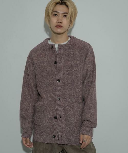 SENSE OF PLACE by URBAN RESEARCH / センスオブプレイス バイ アーバンリサーチ カーディガン・ボレロ | 『洗濯可』ミックスメランジクルーネックカーディガン | 詳細21