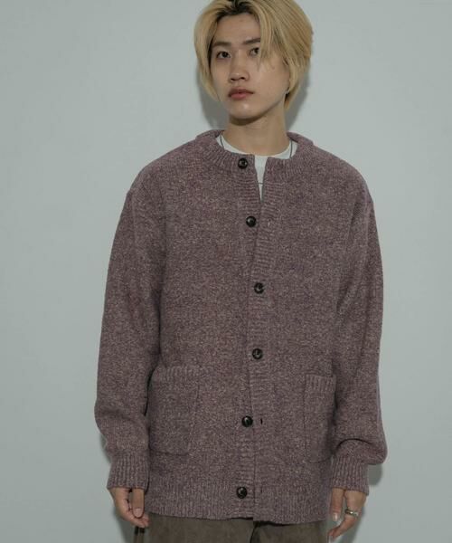 SENSE OF PLACE by URBAN RESEARCH / センスオブプレイス バイ アーバンリサーチ カーディガン・ボレロ | 『洗濯可』ミックスメランジクルーネックカーディガン | 詳細22