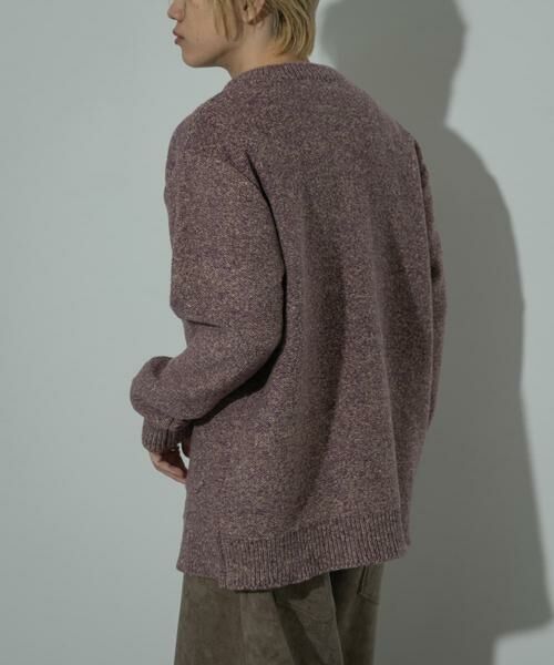 SENSE OF PLACE by URBAN RESEARCH / センスオブプレイス バイ アーバンリサーチ カーディガン・ボレロ | 『洗濯可』ミックスメランジクルーネックカーディガン | 詳細23