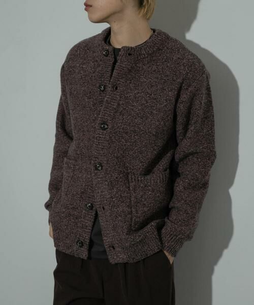 SENSE OF PLACE by URBAN RESEARCH / センスオブプレイス バイ アーバンリサーチ カーディガン・ボレロ | 『洗濯可』ミックスメランジクルーネックカーディガン | 詳細29