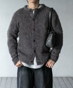 SENSE OF PLACE by URBAN RESEARCH / センスオブプレイス バイ アーバンリサーチ カーディガン・ボレロ | ブークレシャギークルーネックカーディガン