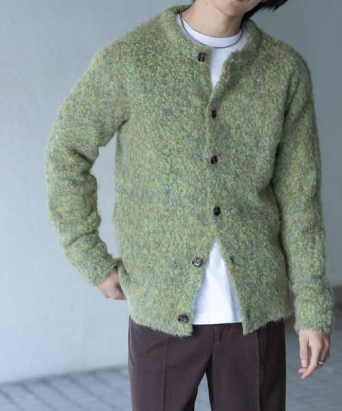 SENSE OF PLACE by URBAN RESEARCH / センスオブプレイス バイ アーバンリサーチ カーディガン・ボレロ | ブークレシャギークルーネックカーディガン | 詳細1