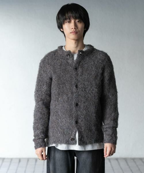 SENSE OF PLACE by URBAN RESEARCH / センスオブプレイス バイ アーバンリサーチ カーディガン・ボレロ | ブークレシャギークルーネックカーディガン | 詳細14