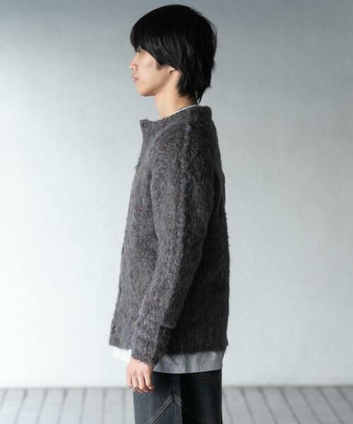 SENSE OF PLACE by URBAN RESEARCH / センスオブプレイス バイ アーバンリサーチ カーディガン・ボレロ | ブークレシャギークルーネックカーディガン | 詳細15