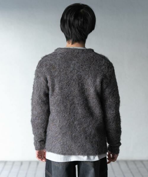 SENSE OF PLACE by URBAN RESEARCH / センスオブプレイス バイ アーバンリサーチ カーディガン・ボレロ | ブークレシャギークルーネックカーディガン | 詳細16