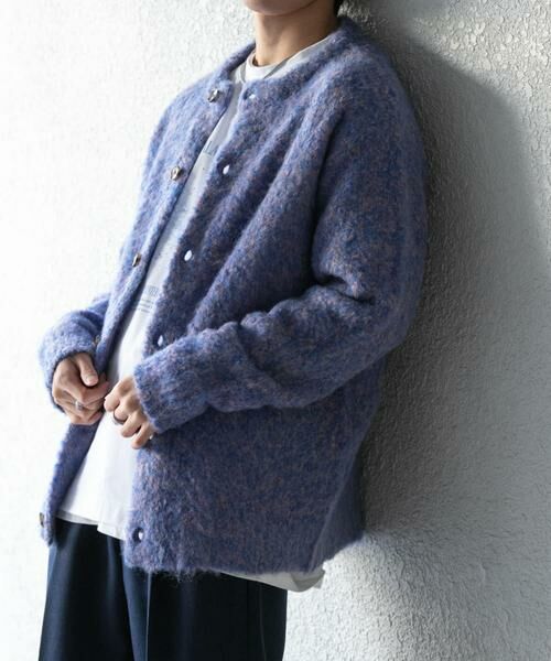 SENSE OF PLACE by URBAN RESEARCH / センスオブプレイス バイ アーバンリサーチ カーディガン・ボレロ | ブークレシャギークルーネックカーディガン | 詳細24