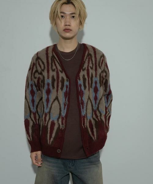 SENSE OF PLACE by URBAN RESEARCH / センスオブプレイス バイ アーバンリサーチ カーディガン・ボレロ | 『ユニセックス』モヘアライクVネックカーディガン | 詳細10