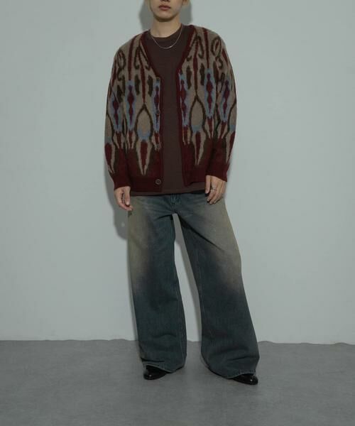 SENSE OF PLACE by URBAN RESEARCH / センスオブプレイス バイ アーバンリサーチ カーディガン・ボレロ | 『ユニセックス』モヘアライクVネックカーディガン | 詳細11