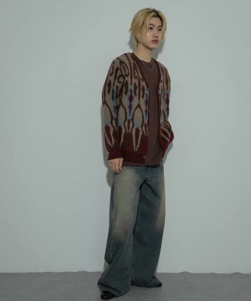 SENSE OF PLACE by URBAN RESEARCH / センスオブプレイス バイ アーバンリサーチ カーディガン・ボレロ | 『ユニセックス』モヘアライクVネックカーディガン | 詳細12