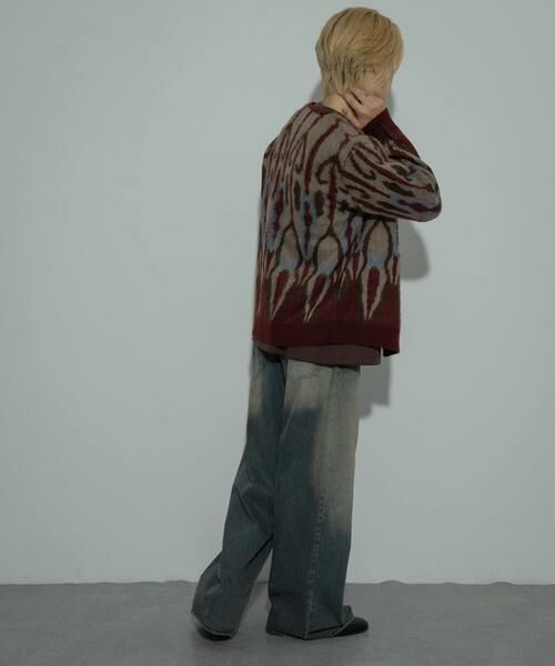 SENSE OF PLACE by URBAN RESEARCH / センスオブプレイス バイ アーバンリサーチ カーディガン・ボレロ | 『ユニセックス』モヘアライクVネックカーディガン | 詳細13