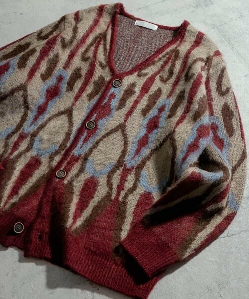 SENSE OF PLACE by URBAN RESEARCH / センスオブプレイス バイ アーバンリサーチ カーディガン・ボレロ | 『ユニセックス』モヘアライクVネックカーディガン | 詳細5