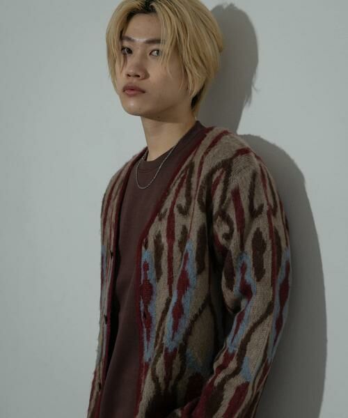 SENSE OF PLACE by URBAN RESEARCH / センスオブプレイス バイ アーバンリサーチ カーディガン・ボレロ | 『ユニセックス』モヘアライクVネックカーディガン | 詳細6