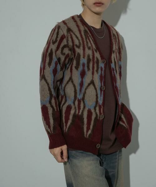 SENSE OF PLACE by URBAN RESEARCH / センスオブプレイス バイ アーバンリサーチ カーディガン・ボレロ | 『ユニセックス』モヘアライクVネックカーディガン | 詳細7