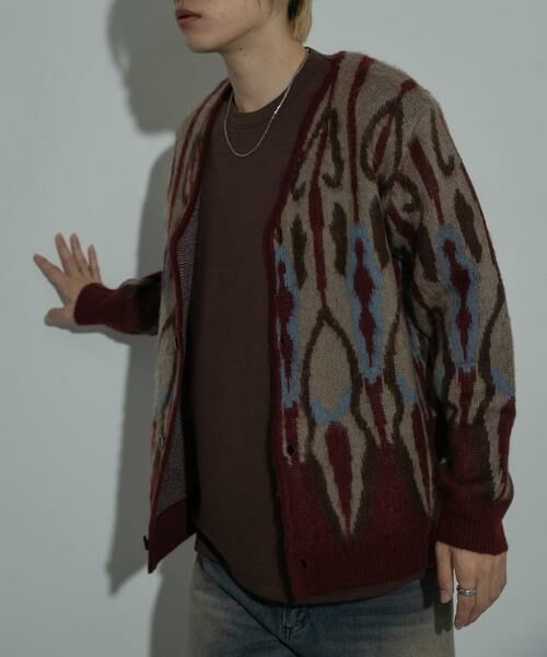 SENSE OF PLACE by URBAN RESEARCH / センスオブプレイス バイ アーバンリサーチ カーディガン・ボレロ | 『ユニセックス』モヘアライクVネックカーディガン | 詳細8