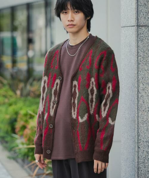 SENSE OF PLACE by URBAN RESEARCH / センスオブプレイス バイ アーバンリサーチ カーディガン・ボレロ | 『ユニセックス』モヘアライクVネックカーディガン | 詳細18