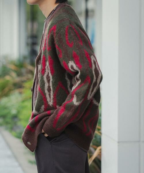 SENSE OF PLACE by URBAN RESEARCH / センスオブプレイス バイ アーバンリサーチ カーディガン・ボレロ | 『ユニセックス』モヘアライクVネックカーディガン | 詳細19