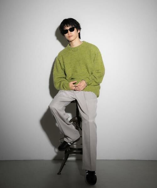 SENSE OF PLACE by URBAN RESEARCH / センスオブプレイス バイ アーバンリサーチ ニット・セーター | 『ユニセックス』ローゲージカラーニット | 詳細11