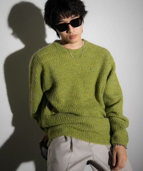 SENSE OF PLACE by URBAN RESEARCH / センスオブプレイス バイ アーバンリサーチ ニット・セーター | 『ユニセックス』ローゲージカラーニット | 詳細25