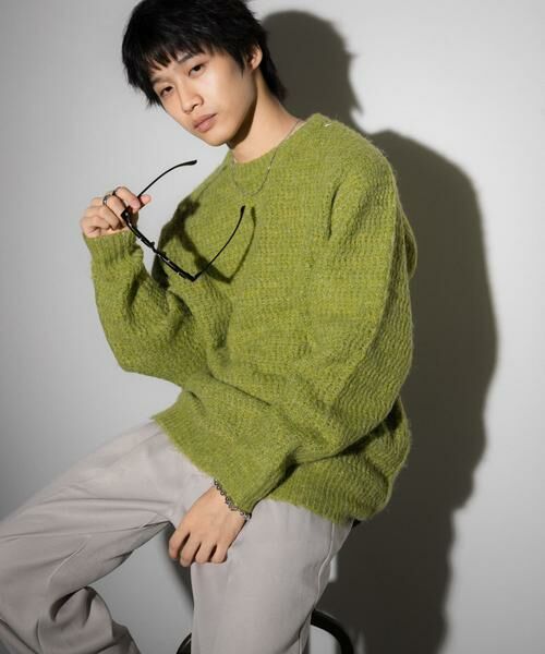 SENSE OF PLACE by URBAN RESEARCH / センスオブプレイス バイ アーバンリサーチ ニット・セーター | 『ユニセックス』ローゲージカラーニット | 詳細27